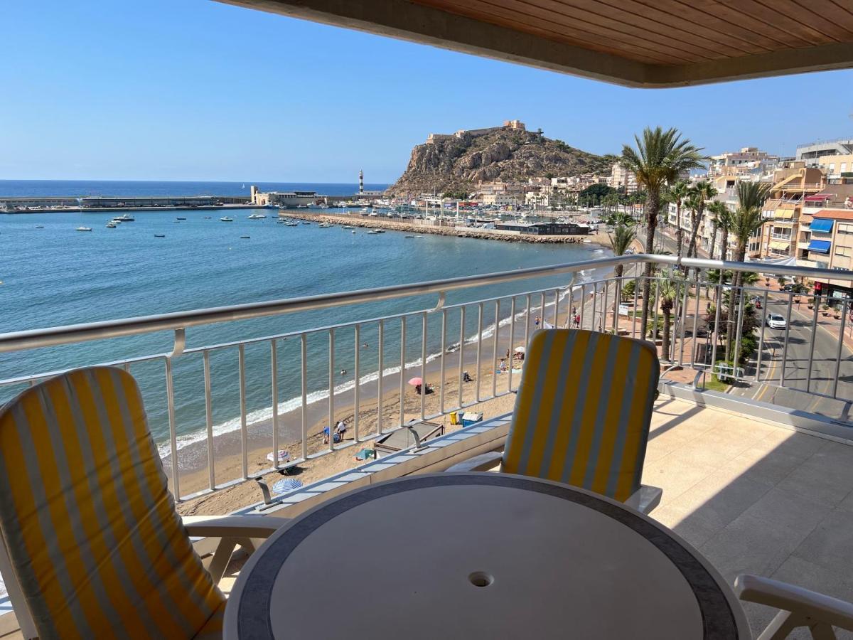 Primera Linea De Playa En Bahia De Levante, Vistas Panoramicas Aguilas Luaran gambar